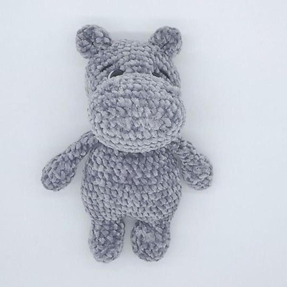 Handmade‎ Crochet Hippo Plushie- Super Soft